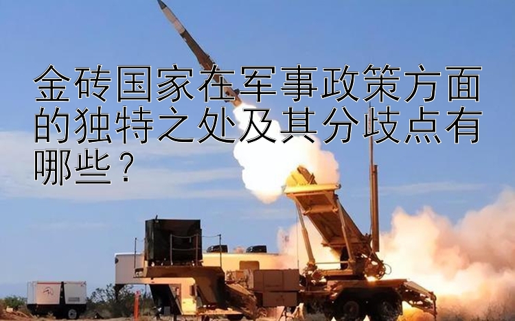 金砖国家在军事政策方面的独特之处及其分歧点有哪些？