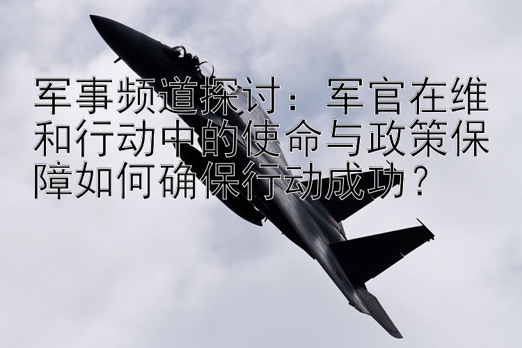 军事频道探讨：军官在维和行动中的使命与政策保障如何确保行动成功？